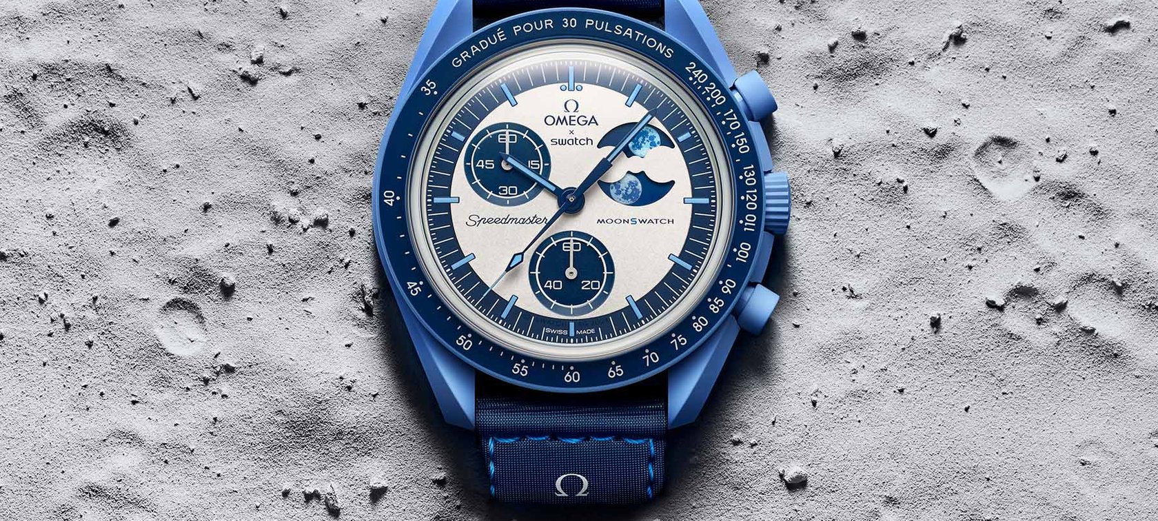 Omega × Swatch Speedmaster MoonSwatch Mission To The Super Blue Moonphase header