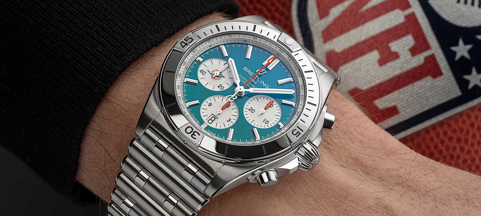 Omaha, 88, Hut Hut! The Breitling Chronomat NFL Collection Scores Big!
