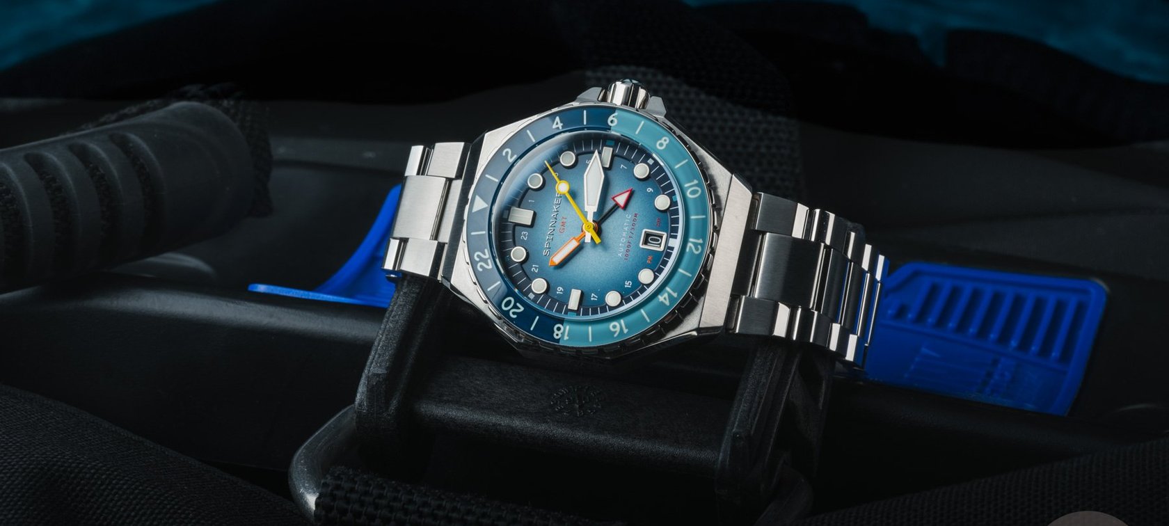 Hands-On With The  Spinnaker Dumas GMT Ocean Blue