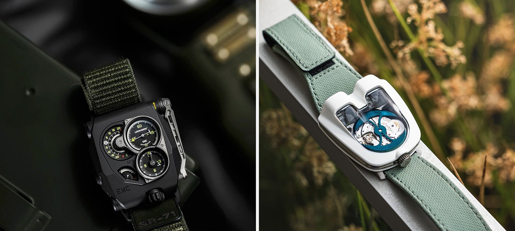 Sunday Morning Showdown: Urwerk EMC SR-71 Vs. MB&F HM8 Mark 2