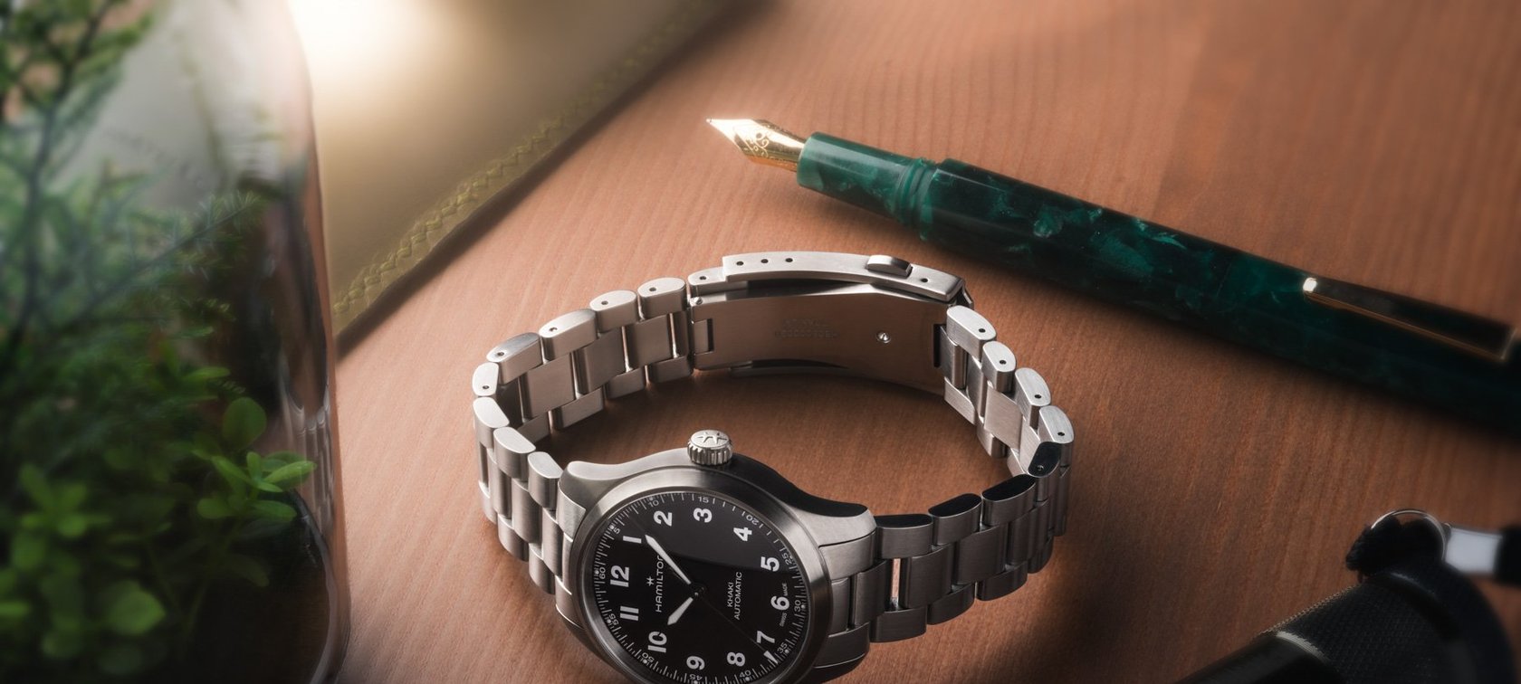 Hamilton × Engineered Garments Khaki Field Titanium LE