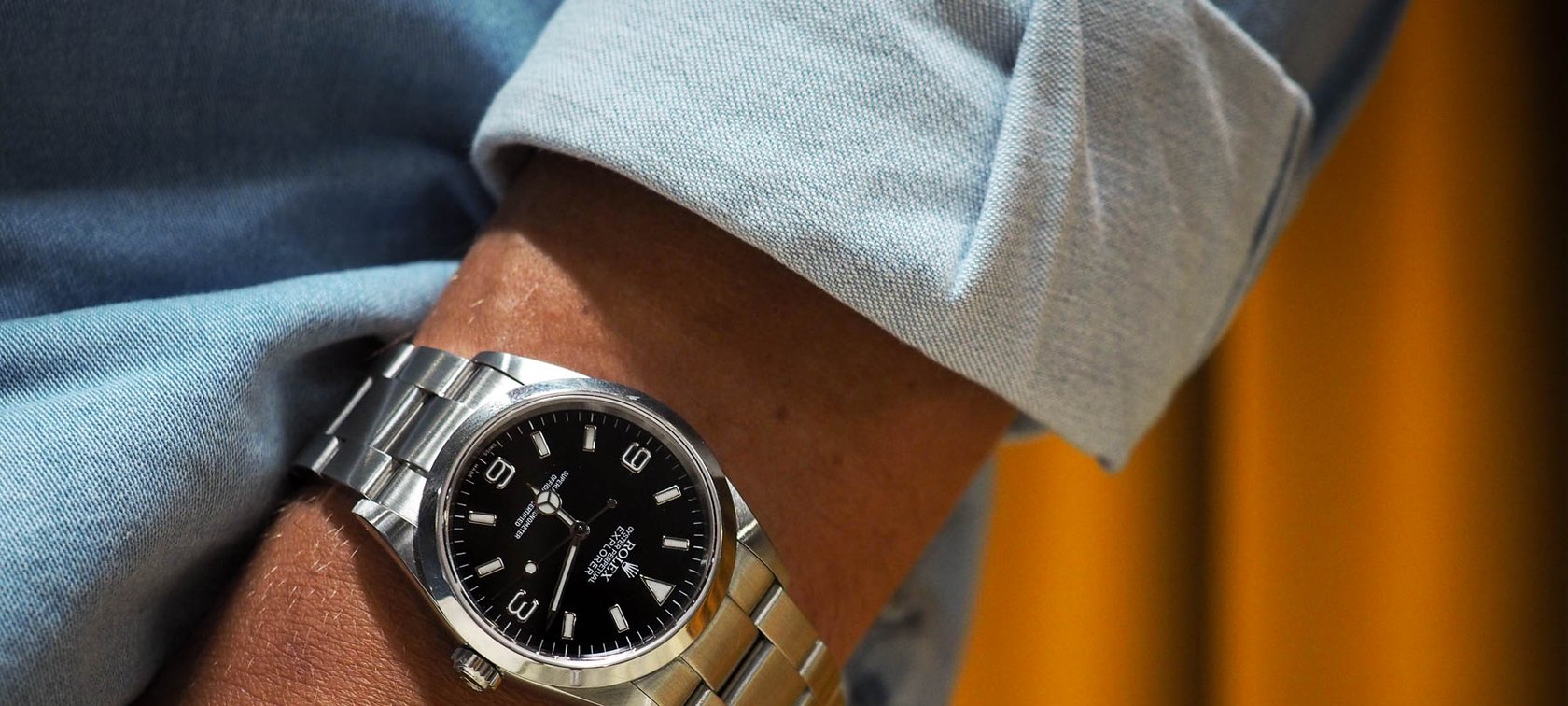 Rolex Explorer ref. 114270 pocket shot