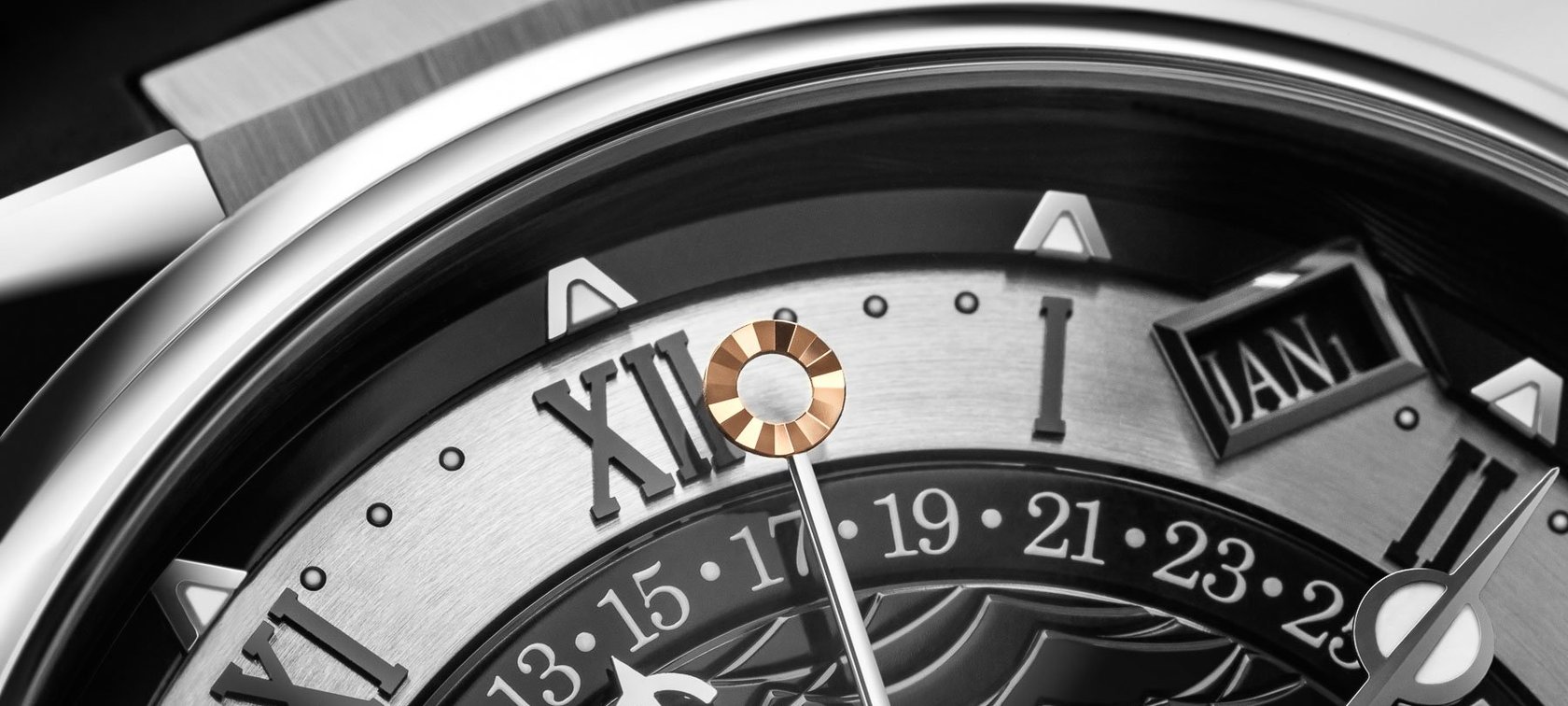 Breguet Marine Tourbillon Equation Marchante 5887 dial close-up