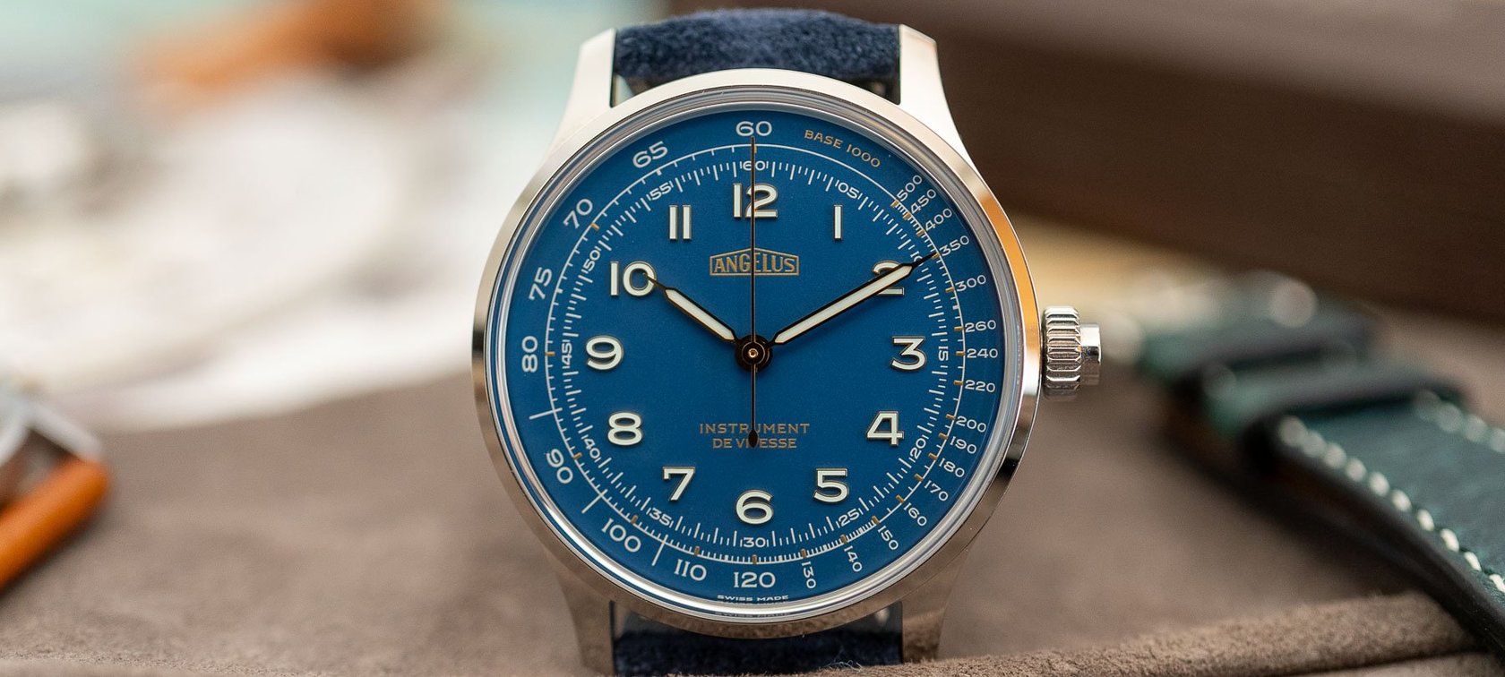 Angelus Instrument de vitesse indianapolis blue