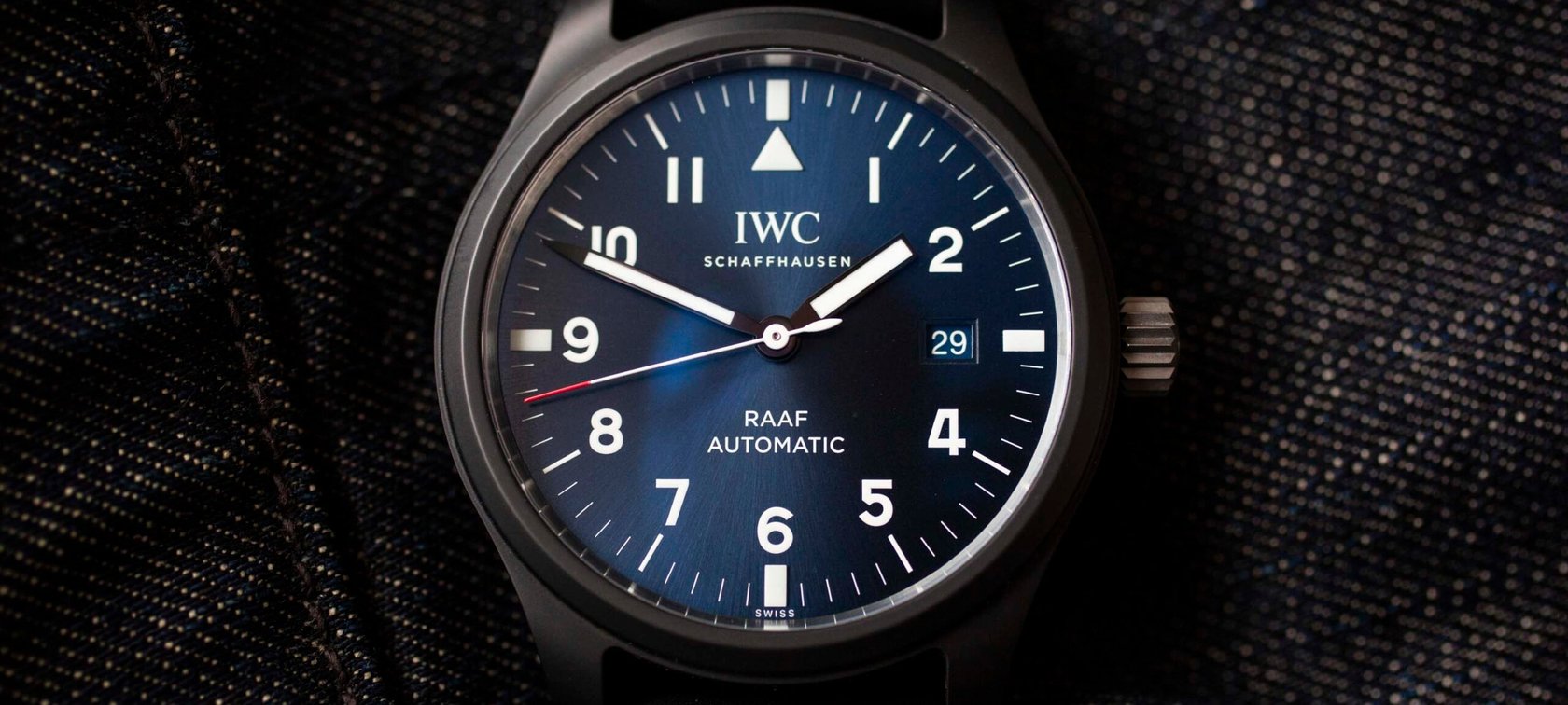 IWC RAAF watch header