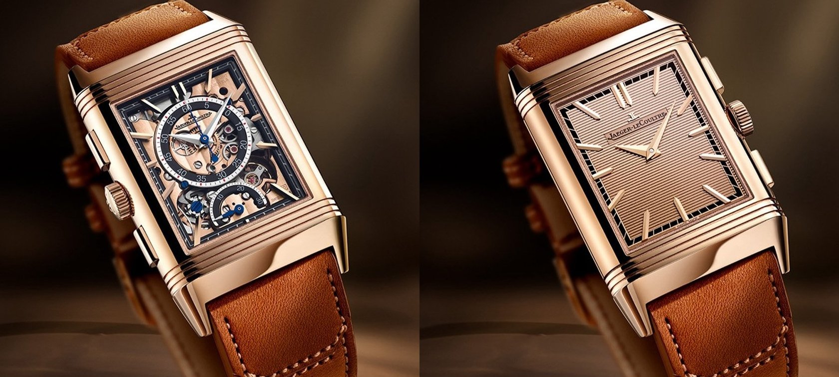 Jaeger-LeCoultre Reverso Tribute Chronograph Q389256J front and back
