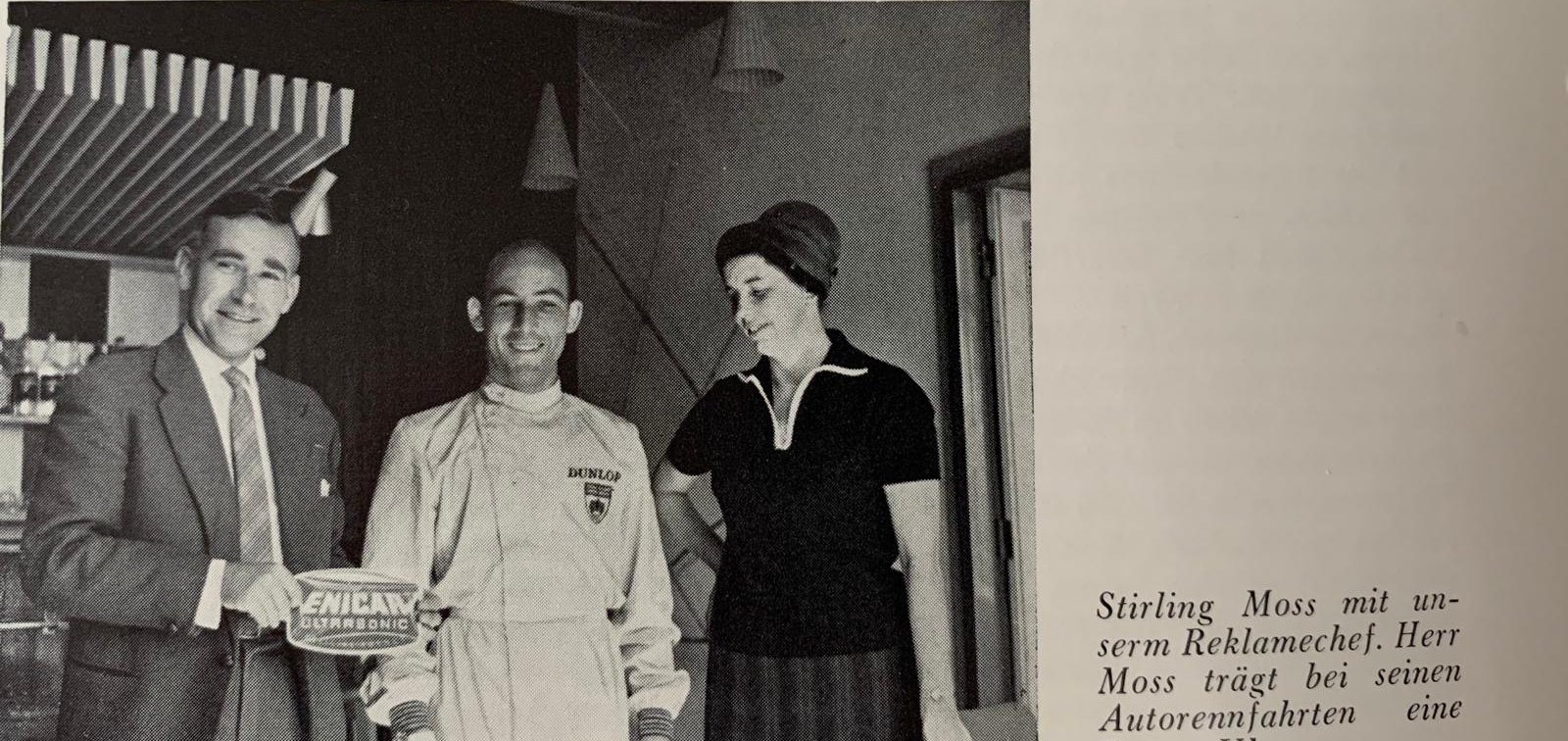 Stirling Moss representing Enicar