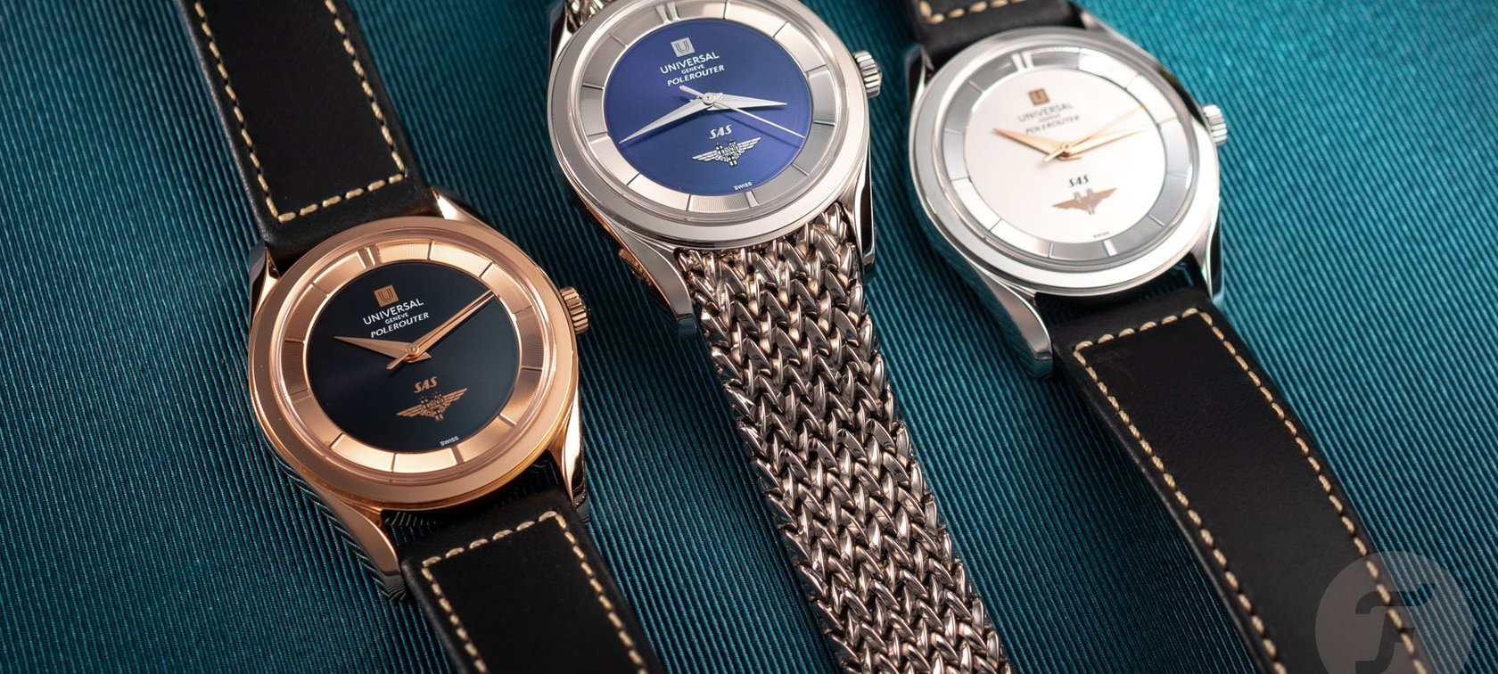 Universal Genève Polerouter SAS 70th-anniversary lineup