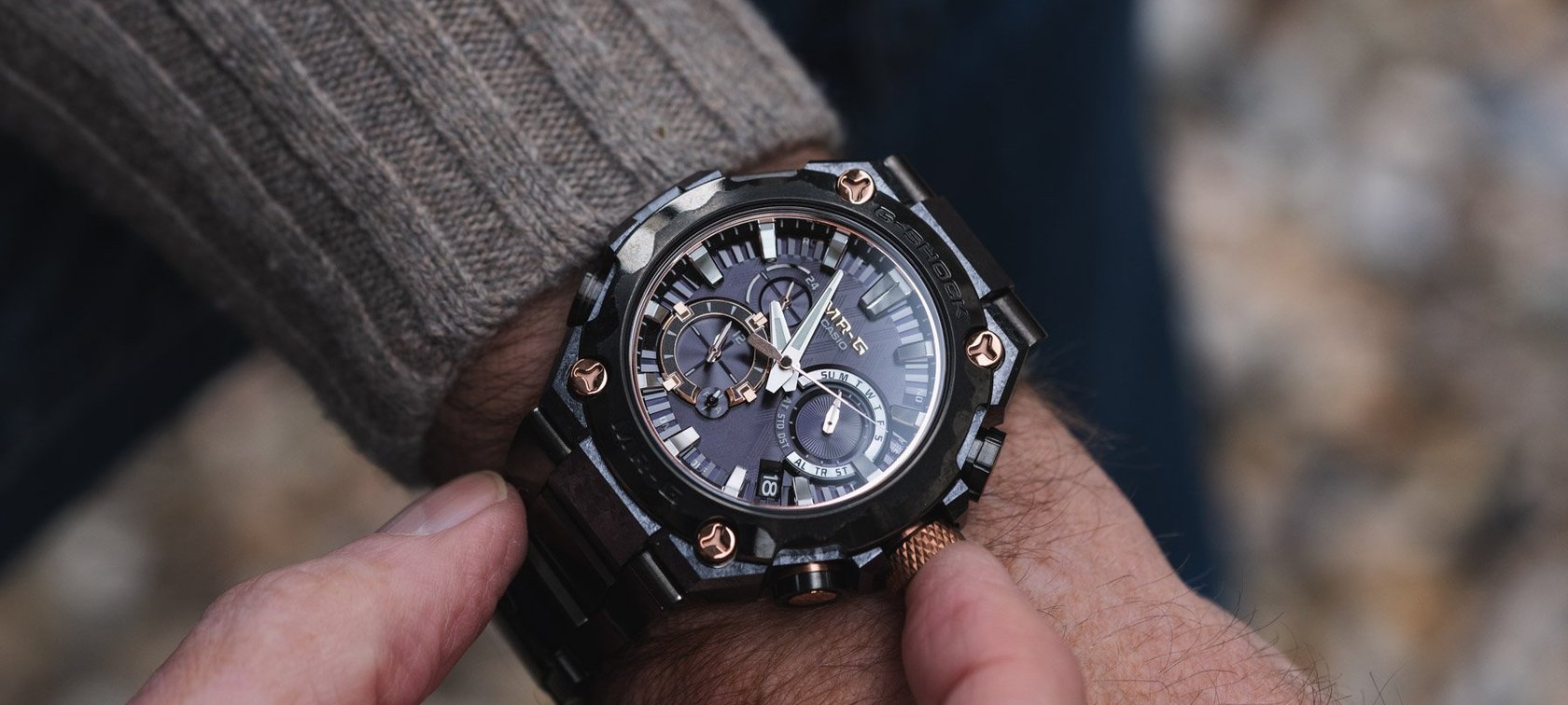 Casio G-Shock MRG-B2000JS-1A Juryoku-Maru: San on wrist header