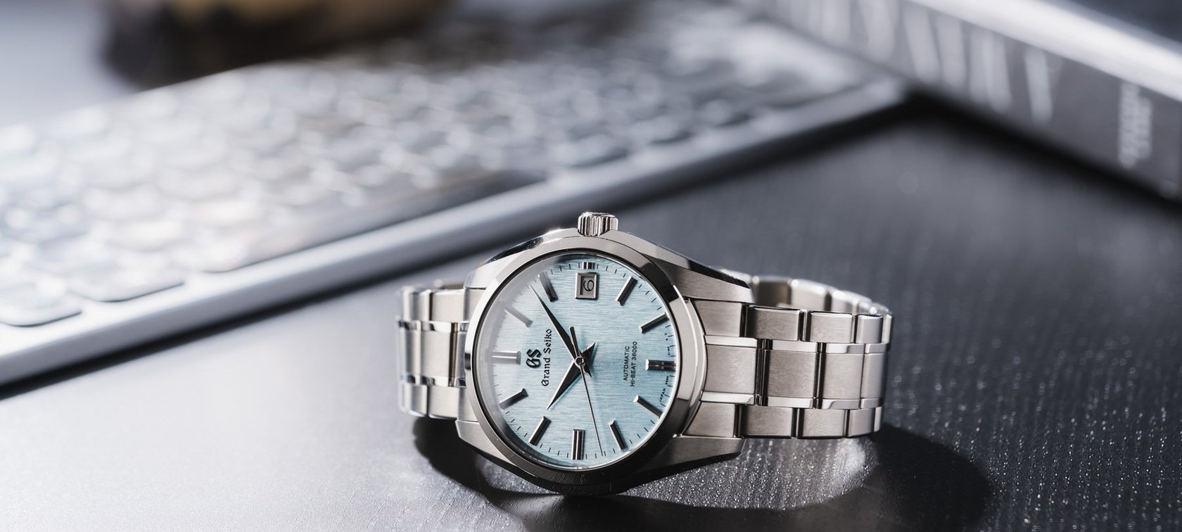 Hands-On With The Colorfully Elegant Grand Seiko SBGH349 “Icefall” In Titanium