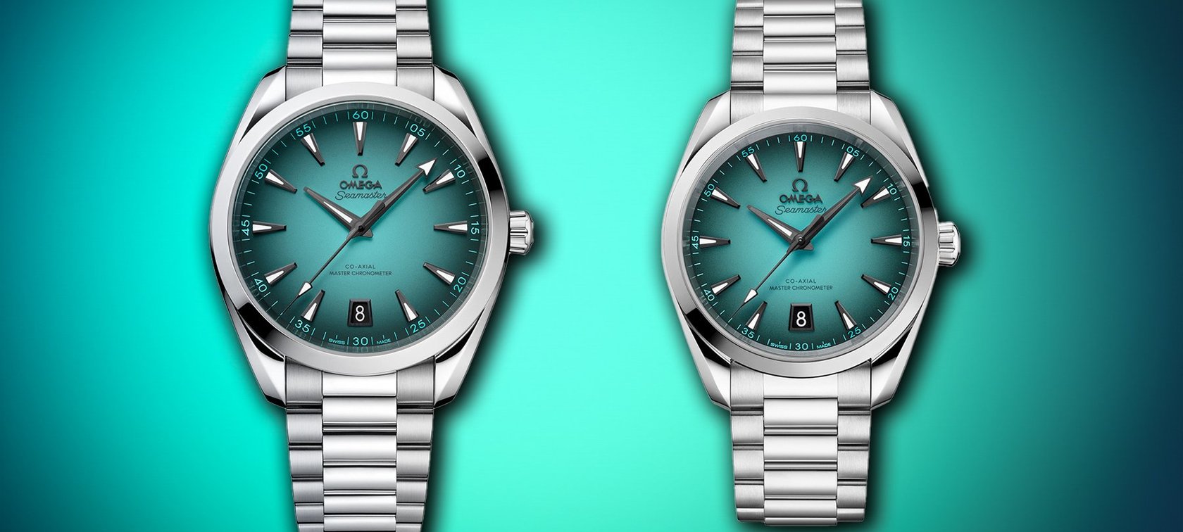 Omega Seamaster Aqua Terra Turquoise gradient dial header image