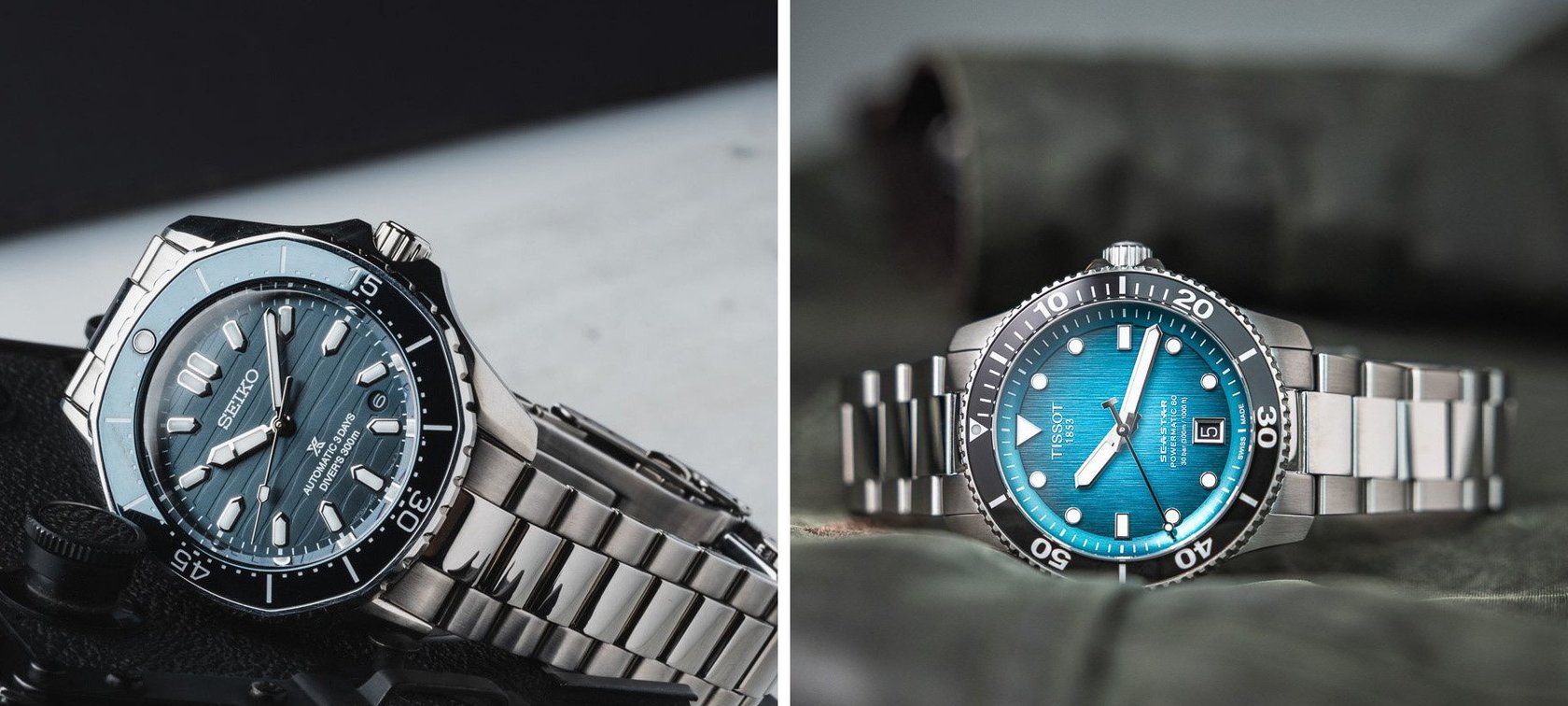 Seiko Prospex SPB483 vs. Tissot Seastar 1000 40mm header