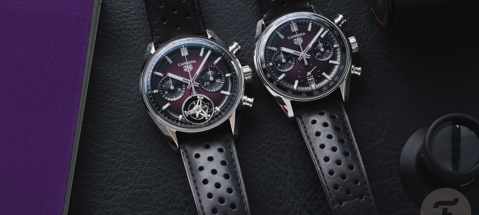 Introducing: The 39mm TAG Heuer Carrera Chronograph Glassbox In Smoky Purple