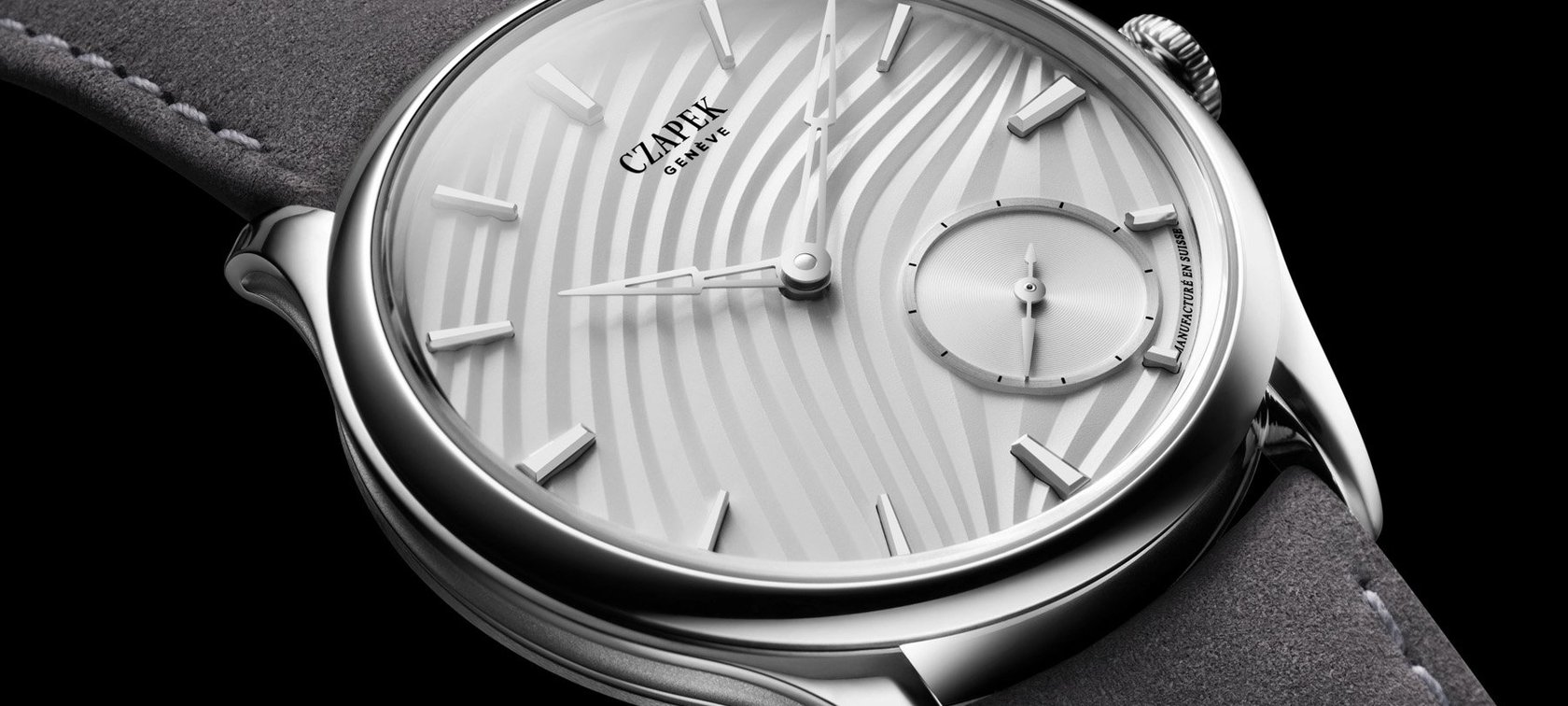 Czapek Promenade Plissé pearl white header image