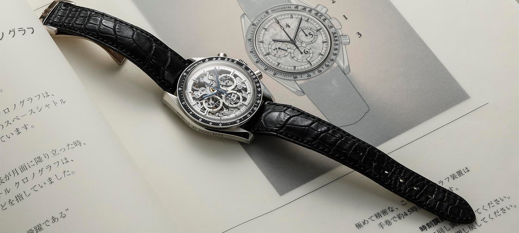 The Rare 1994 Platinum Omega Speedmaster Skeleton By Armin Strom