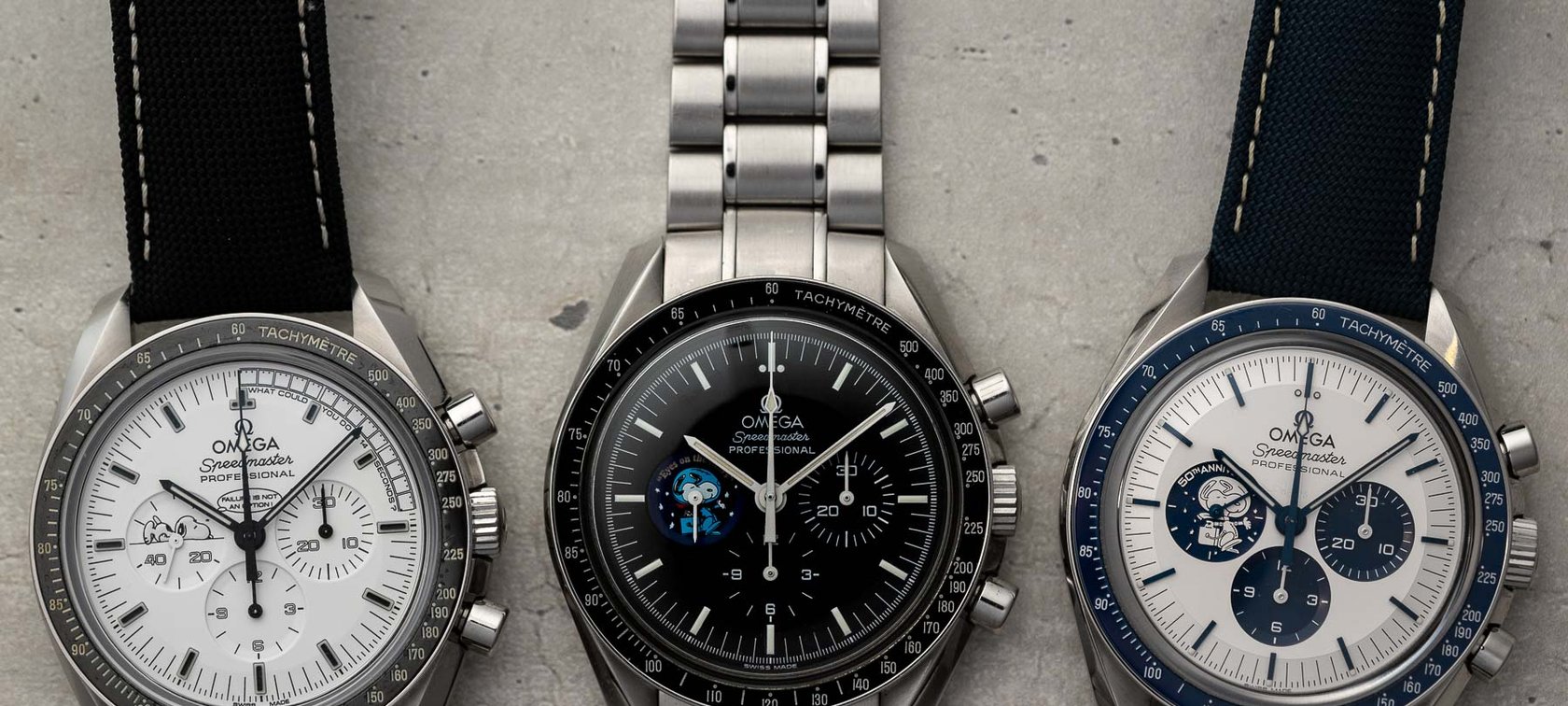 Omega Speedmaster Silver Snoopy models