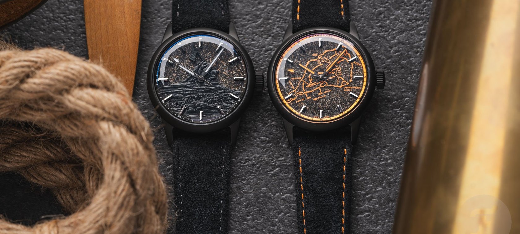 Praesidus Iwo Jima 80th Anniversary A-11 Pacific Memorial and Victory Sands Orange header image