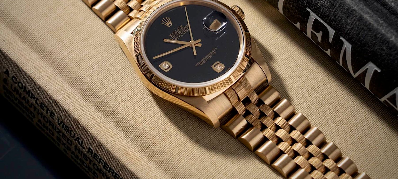 vintage Rolex Datejust ref. 16248 “Bark Onyx