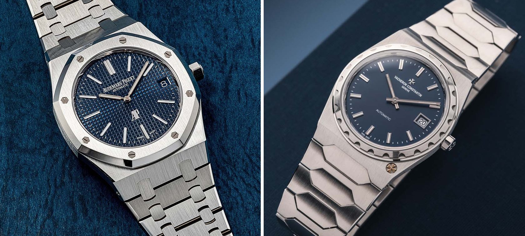 Audemars Piguet Royal Oak vs. Vacheron Constantin Historiques 222 header image