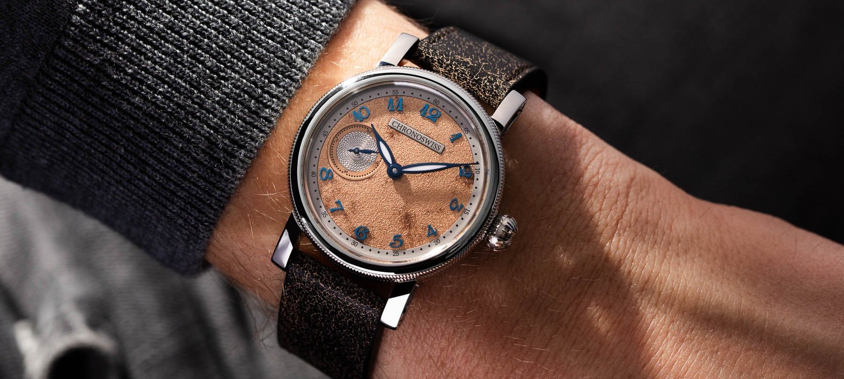Chronoswiss Small Second Desert wrist shot header
