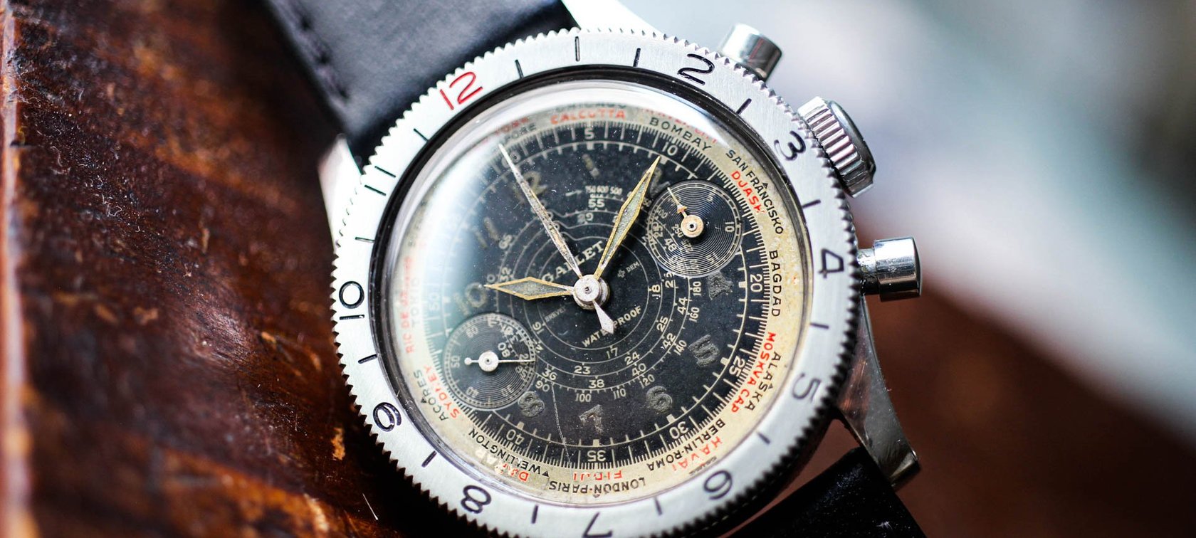 black-dial Gallet Flying Officer header image