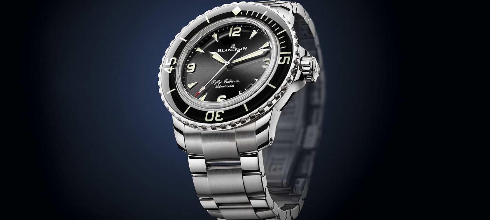 42mm steel Blancpain Fifty Fathoms header