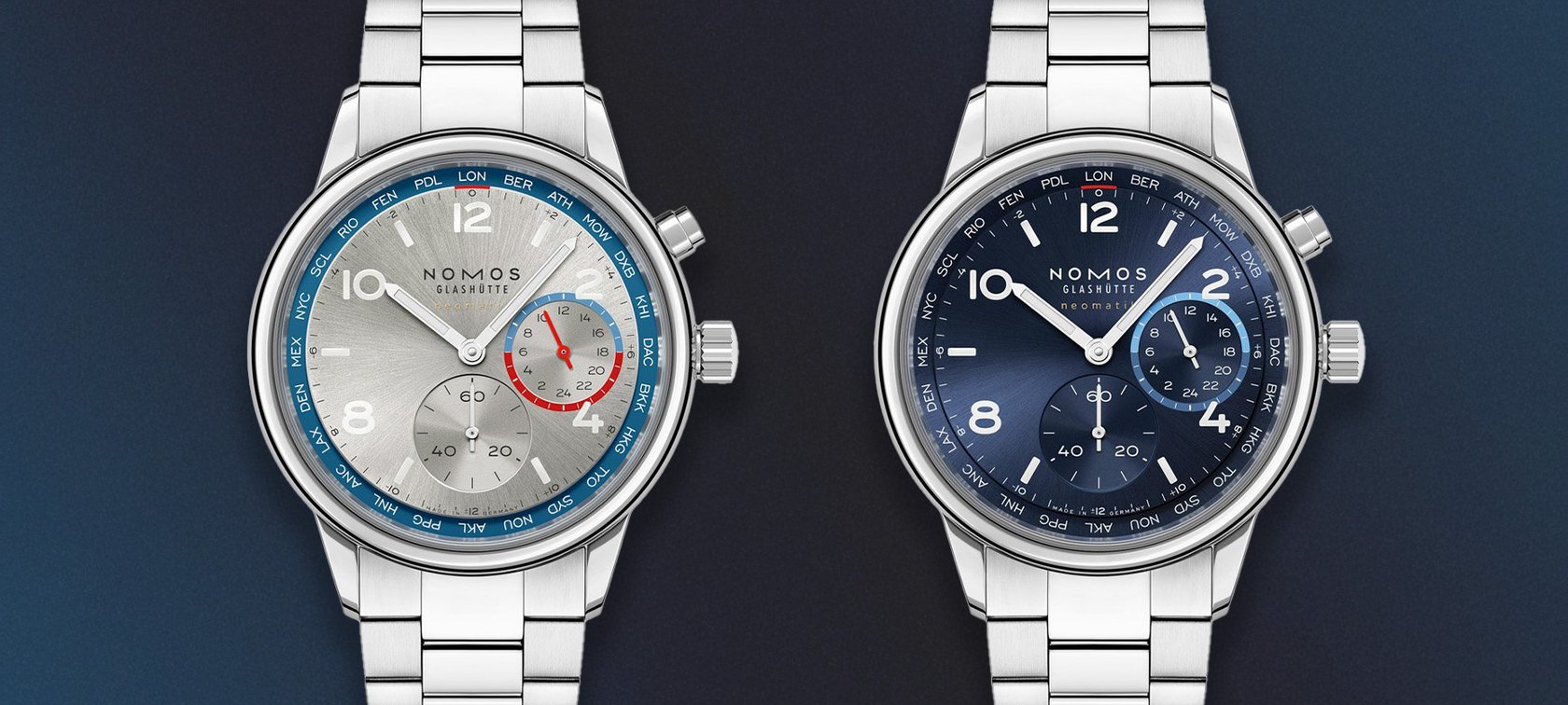 Introducing: The Nomos Club Sport Neomatik Worldtimer Makes A Fantastic Landing