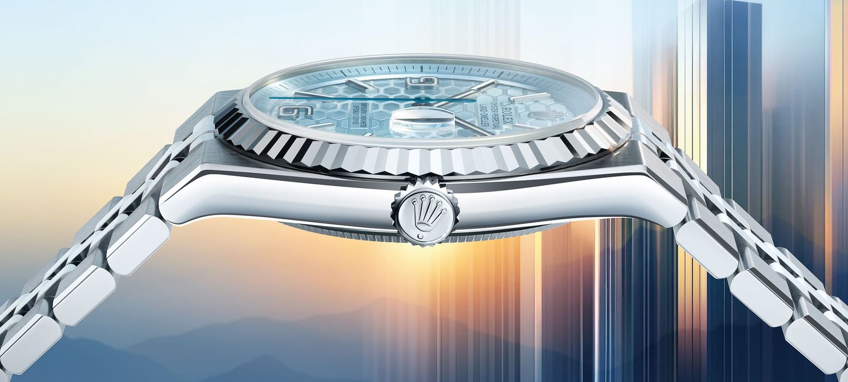 Watches and Wonders 2025 highlights — platinum Rolex Land-Dweller profile view