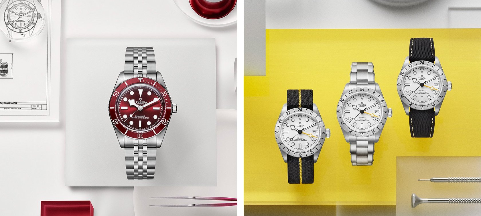 Introducing: Tudor’s Burgundy Black Bay 58 And Opaline Black Bay Pro