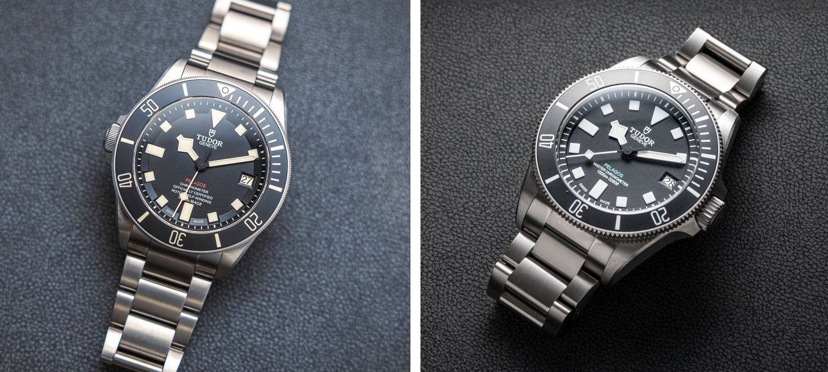 Tudor Pelagos vs. Pelagos Ultra collage