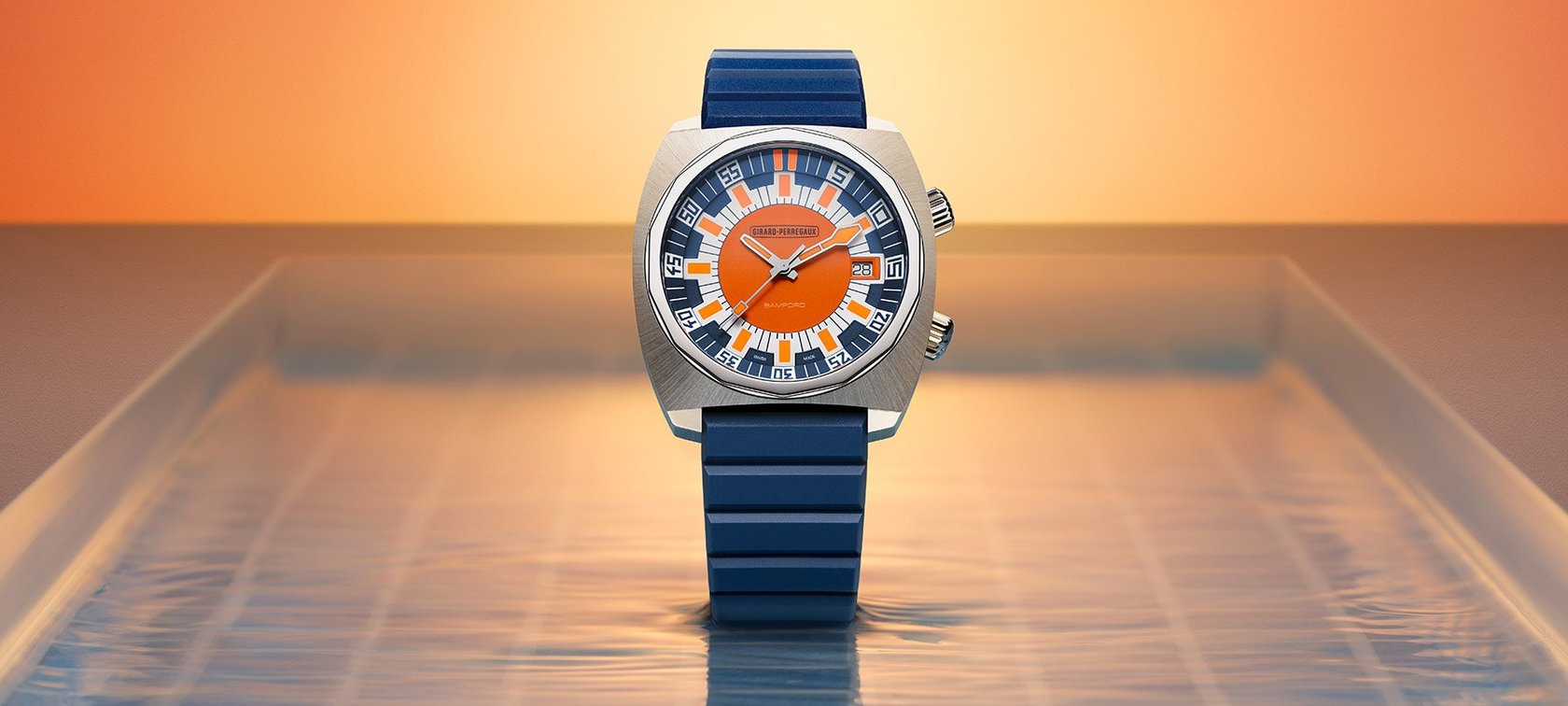 Girard-Perregaux Deep Diver Legacy Edition head on