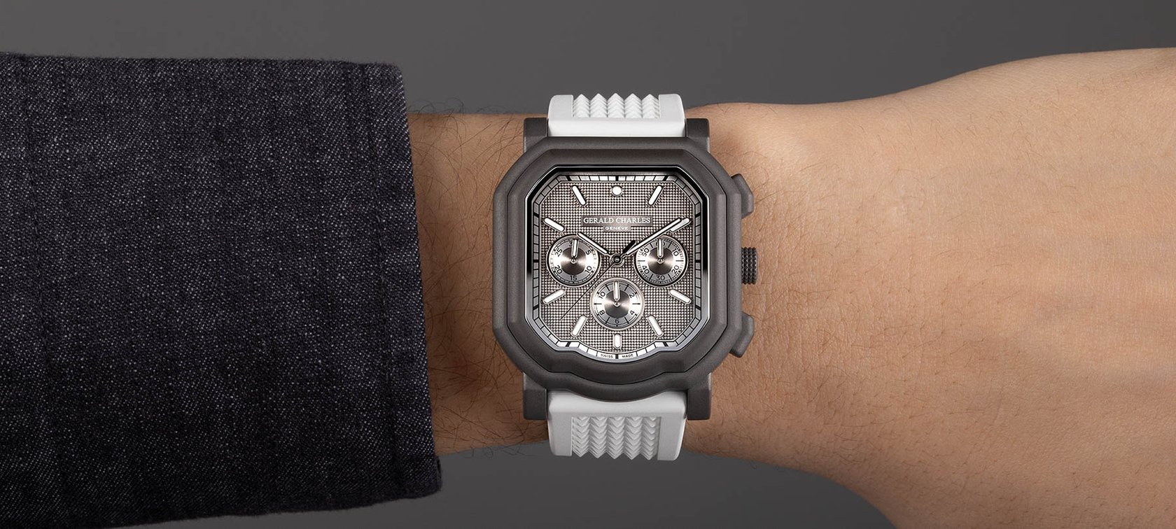 Gerald Charles Maestro 3.0 Chronograph ref. GC3.0-TNSB-06CP-RSPN wrist shot, header image