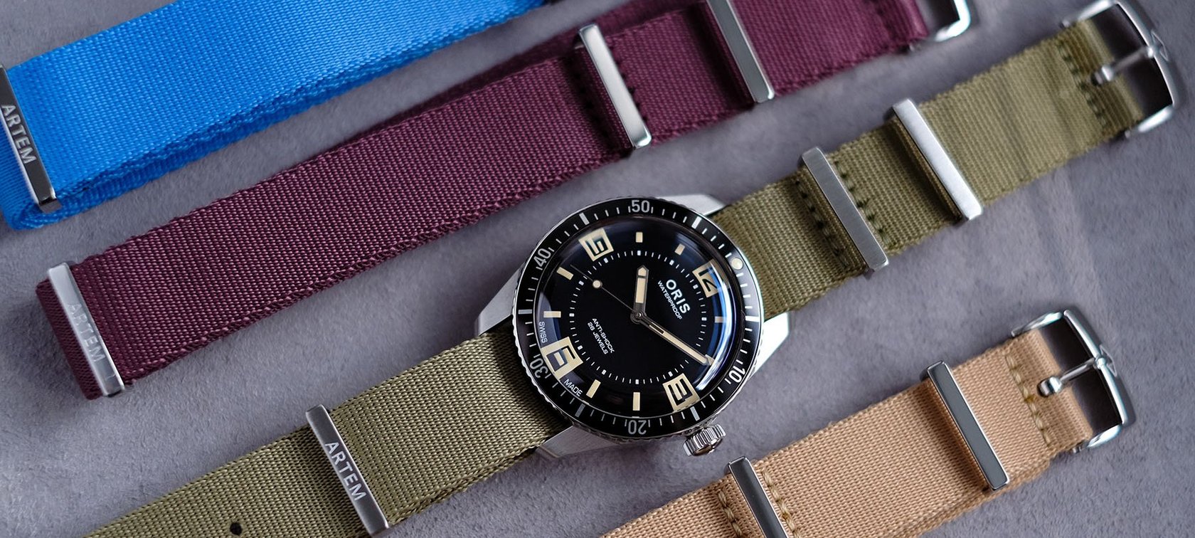 Oris Divers Sixty-Five ARTEM Nylon Colors