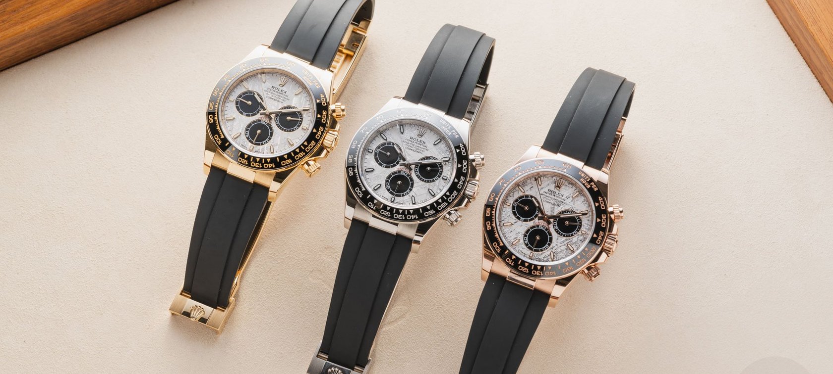 Rolex Cosmograph Daytona 126518LN-0016, 126519LN-0007, and 126515LN-0002