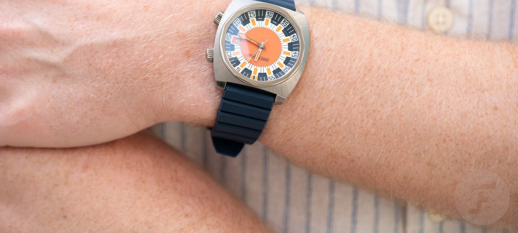 Girard-Perregaux Deep Diver Legacy Edition on wrist