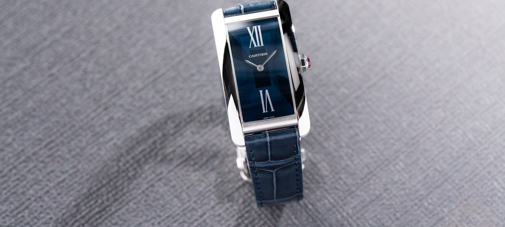 Cartier Tank Americaine European Limited Edition WGTA0367 head on