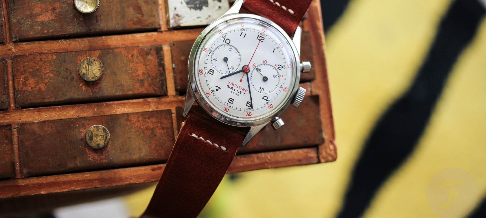 Gallet Multichron Yachting flat-lay