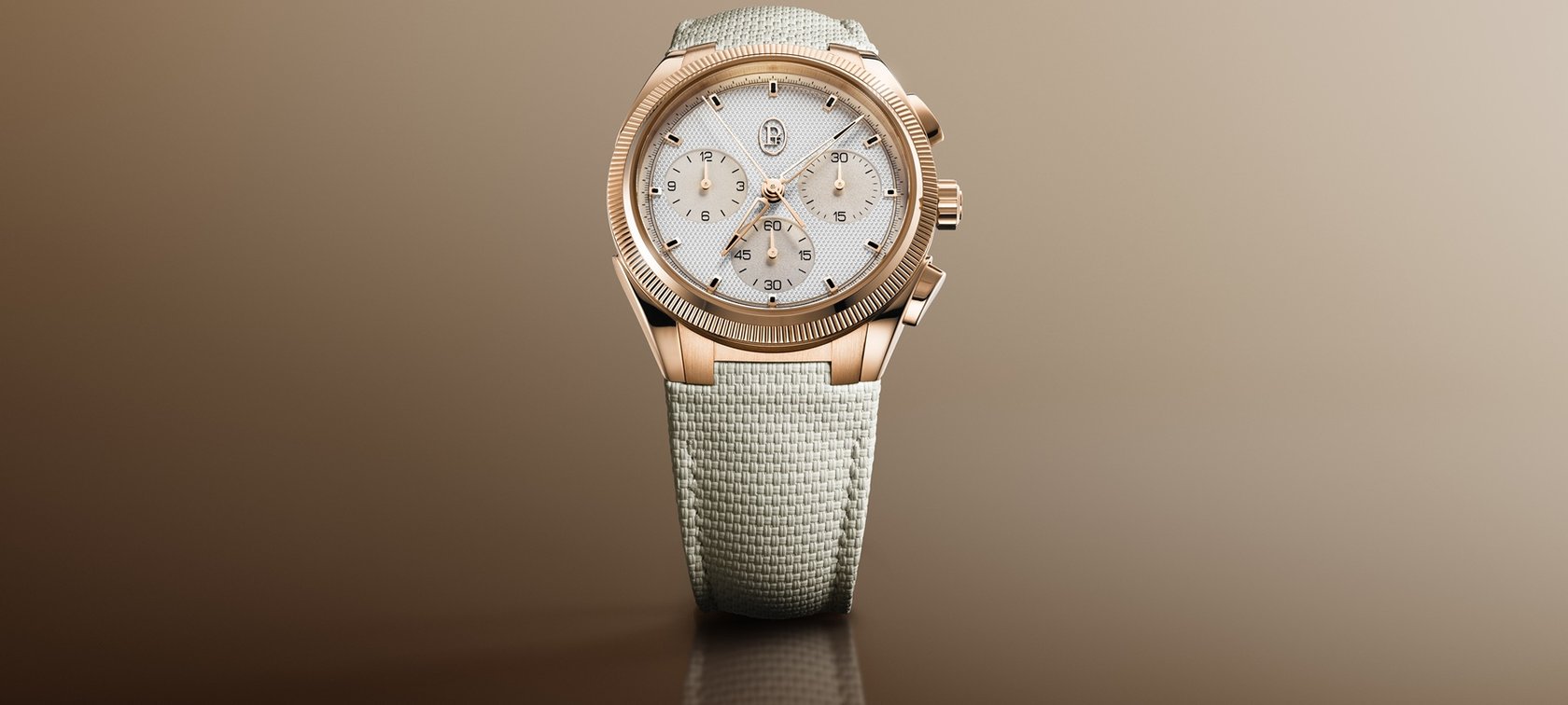 Parmigiani Fleurier Tonda PF Sport Chronograph Rose Gold Sandstone soldier shot