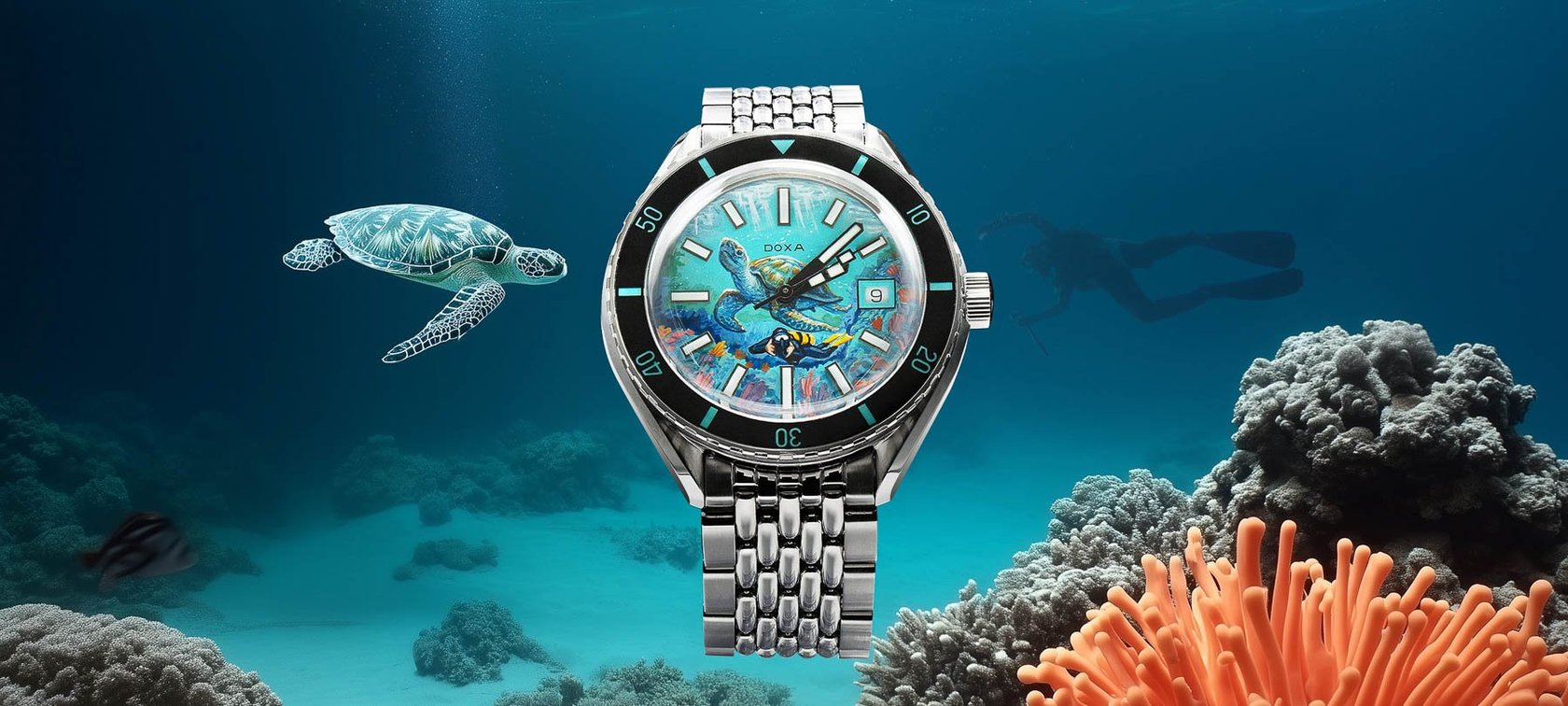 IFL Watches Doxa Aquamarine Reef Turtle header image