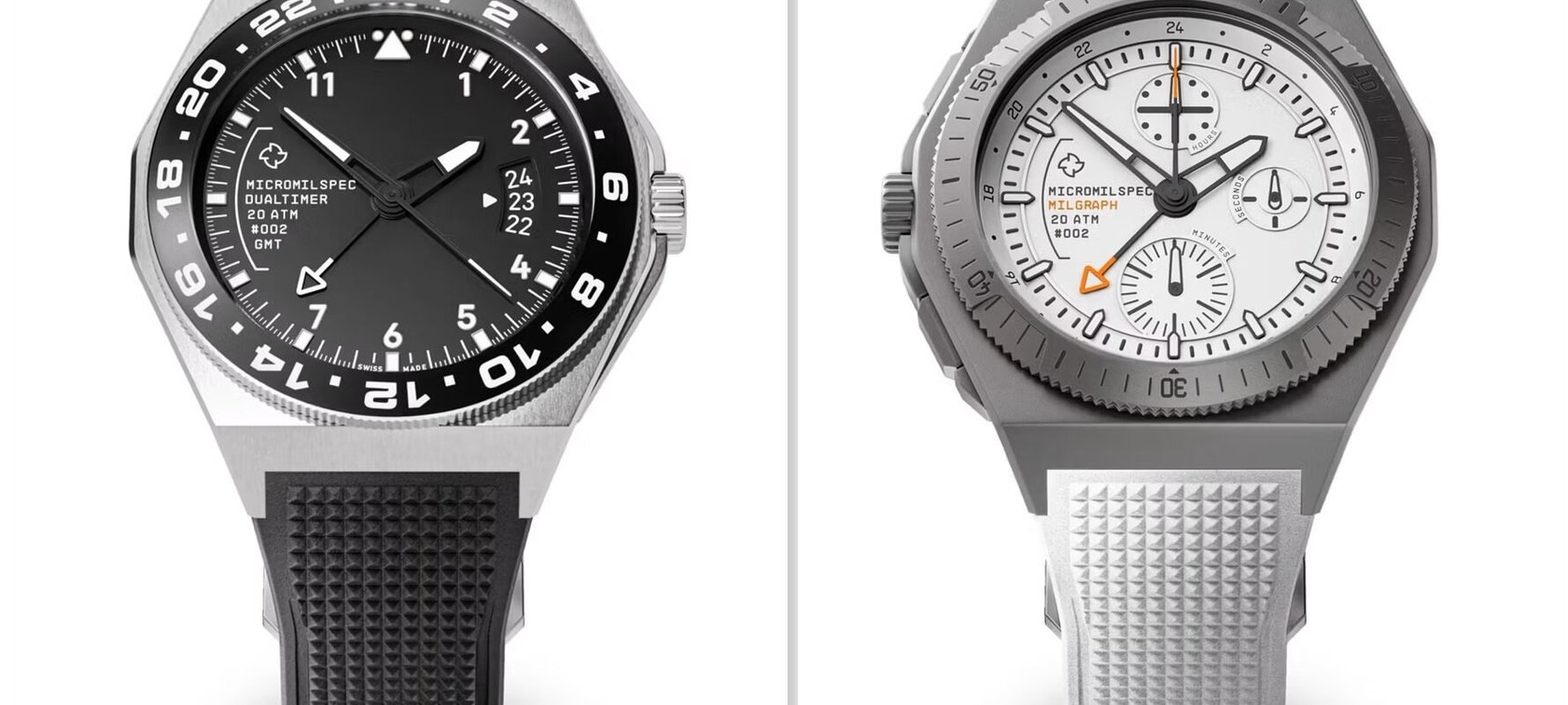 Micromilspec Pilot GMT Dualtimer and Milgraph White