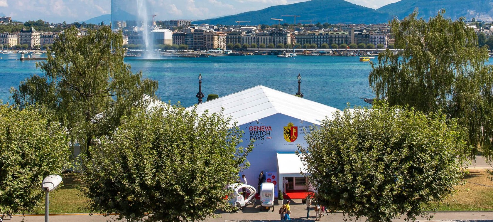 Geneva Watch Days Pavilion and Lac Léman