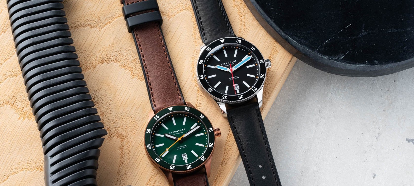 Hands On With Two New Bauhaus-Inspired Sternglas Marus 2.0 Divers