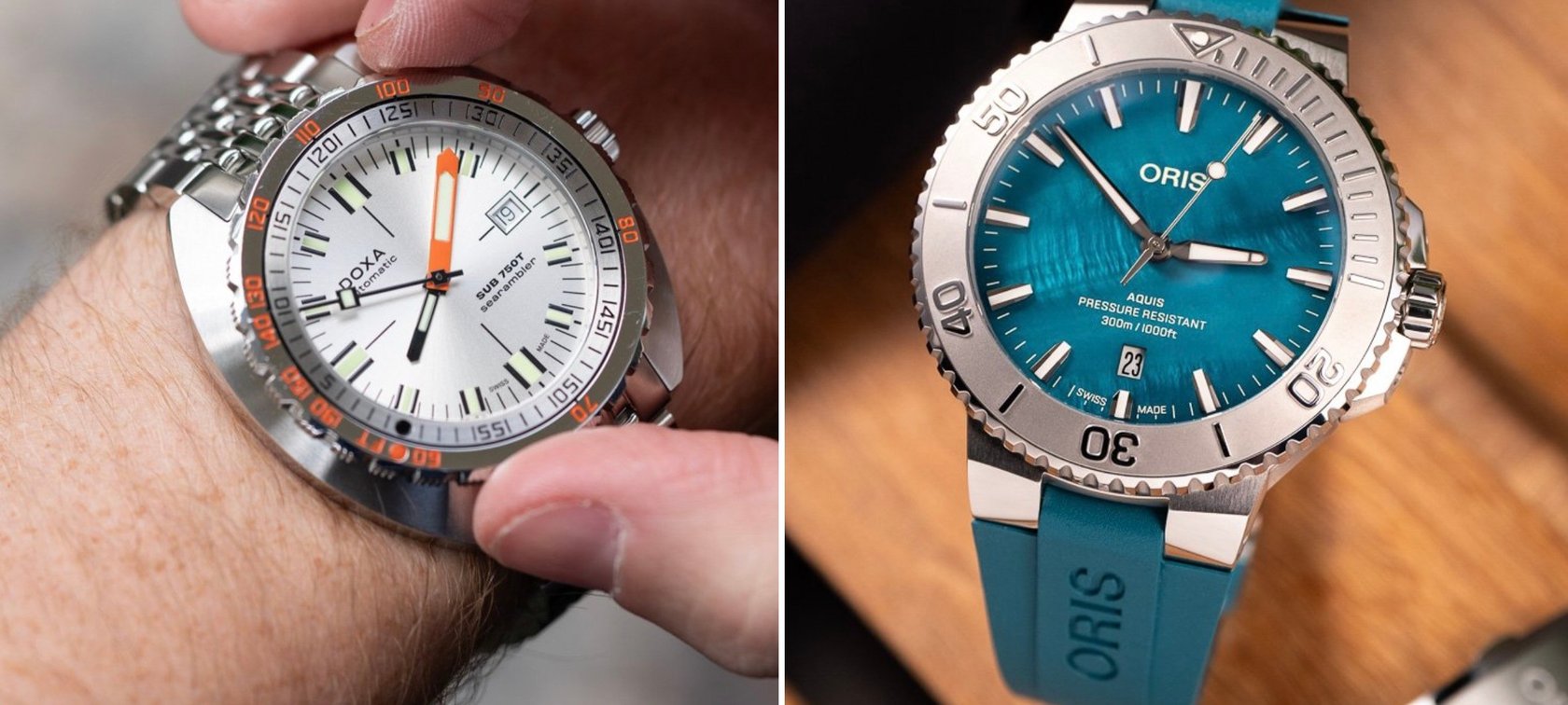 Doxa Sub 750T Vs. Oris Aquis New York Harbor Limited Edition II header image