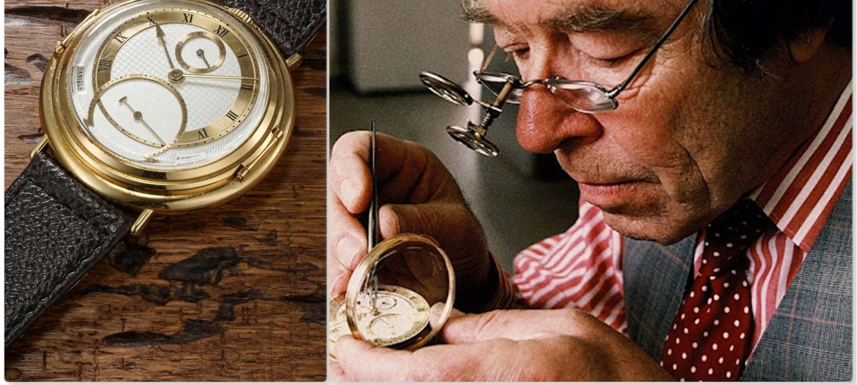 Who was George Daniels? header collage