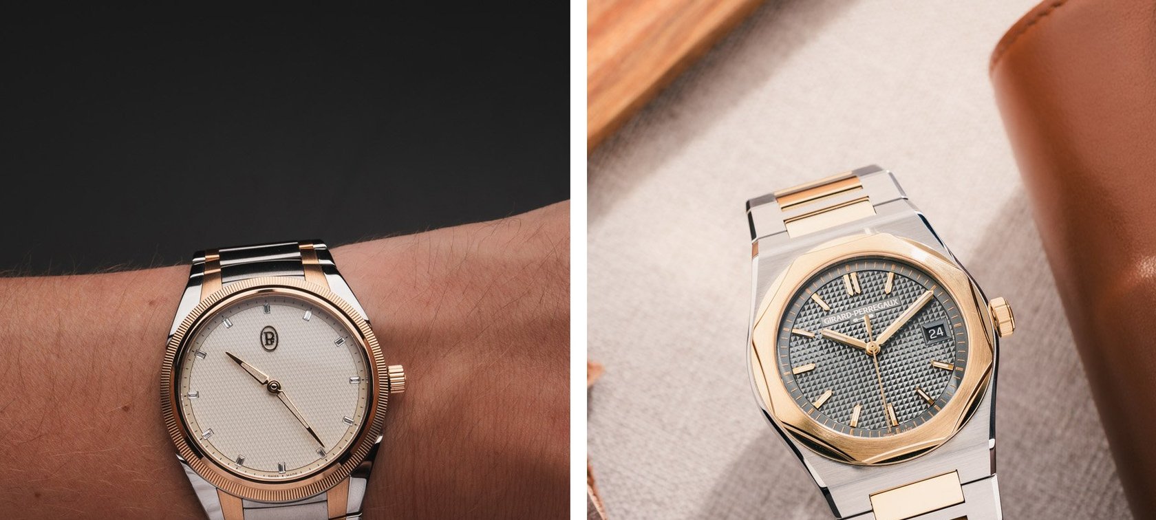 Sunday Morning Showdown: Girard-Perregaux Laureato Fifty Vs. Parmigiani Fleurier Tonda PF Automatic 36mm
