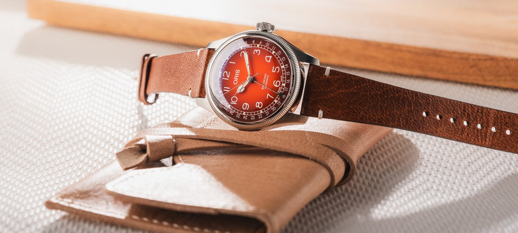 Hands-On: The New Oris × Cervo Volante Big Crown Pointer Date With An Indian Summer Dial