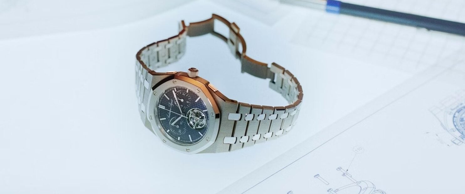 Audemars Piguet Royal Oak “Jumbo” Extra-Thin Selfwinding Flying Tourbillon Chronograph RD#5 header image