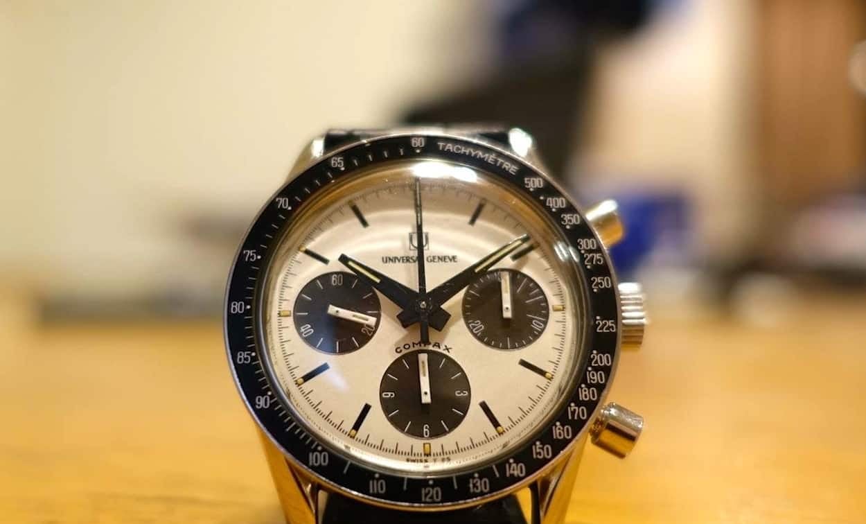 Breaking: a Universal Geneve Compax “Nina Rindt” found for next to nothing