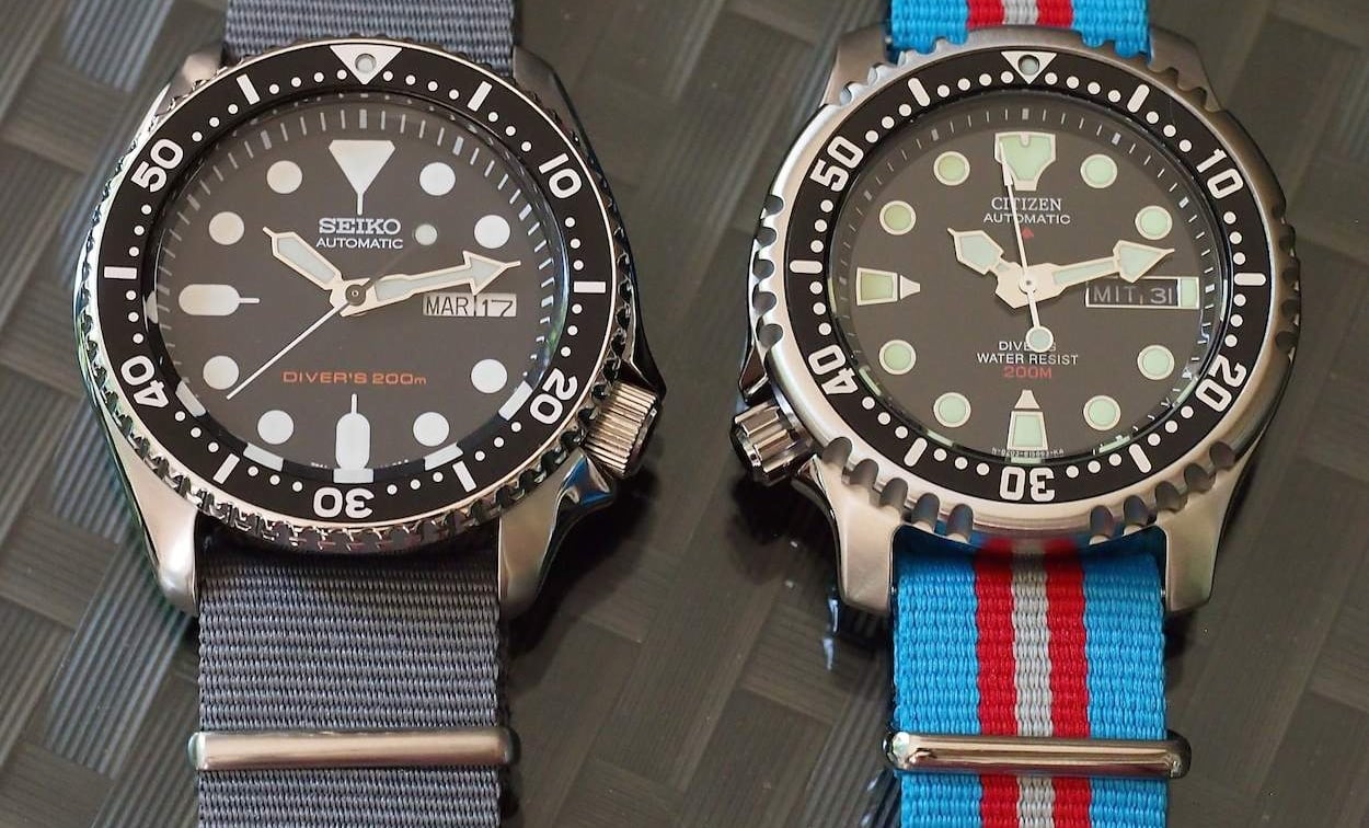 Summer Special: Seiko SKX007 vs Citizen NY0040