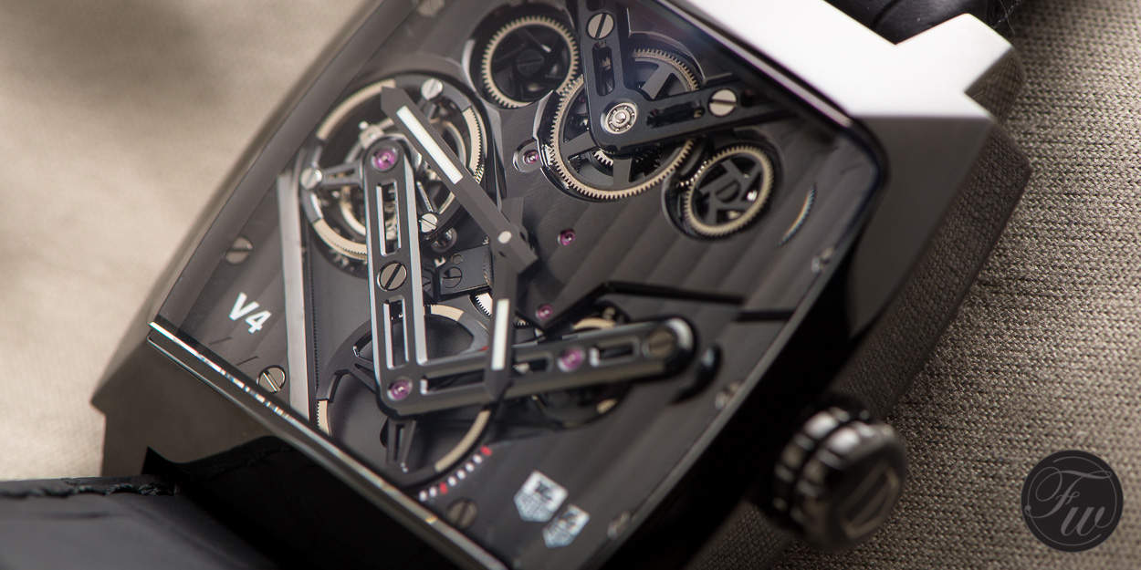 The Belt Driven TAG Heuer Monaco V4 Tourbillon